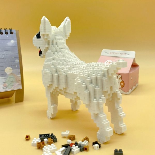 Balody 18245 American Pit Bull Terrier Dog Animal Pet 3D Model DIY Mini Diamond Blocks Bricks 4 - LOZ™ MINI BLOCKS