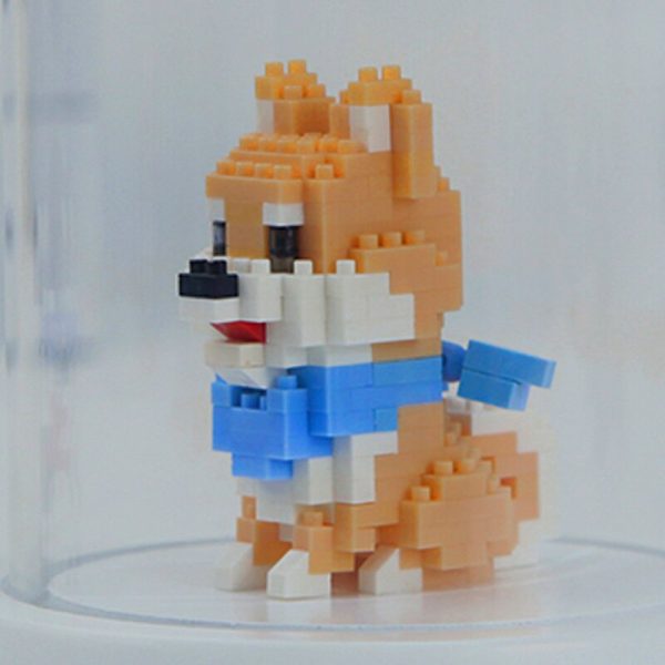 Balody 18248 2 Animal World Shiba Breed Dog Pet Scarf 3D Model DIY Mini Diamond Blocks 3 - LOZ™ MINI BLOCKS