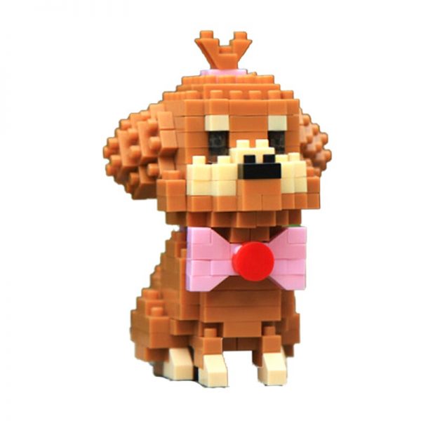 Balody 18248 8 Animal World Poodle Teddy Dog Pet Bow 3D Model DIY Mini Diamond Blocks 5 - LOZ™ MINI BLOCKS