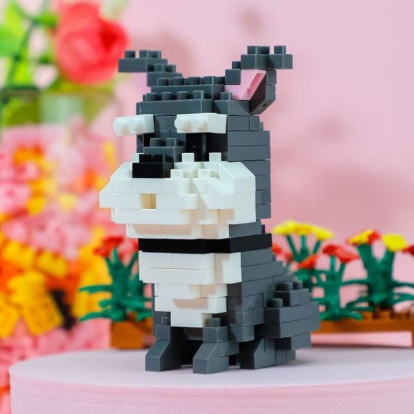 Balody 18248 9 Animal World Schnauzer Dog Sit Pet 3D Model DIY Mini Diamond Blocks Bricks 3 - LOZ™ MINI BLOCKS