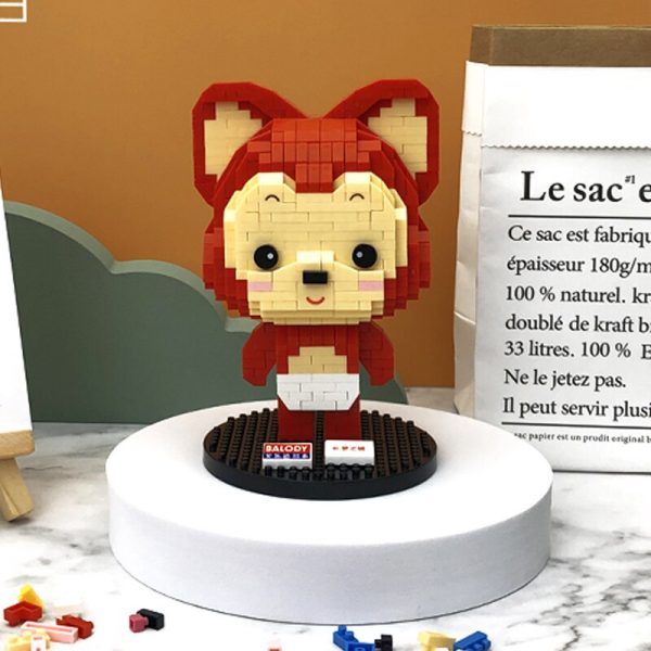 Balody 18300 Little Red Baby Fox Boy Pet Cute Cartoon Animal Model Mini Diamond Blocks Bricks 1 - LOZ™ MINI BLOCKS
