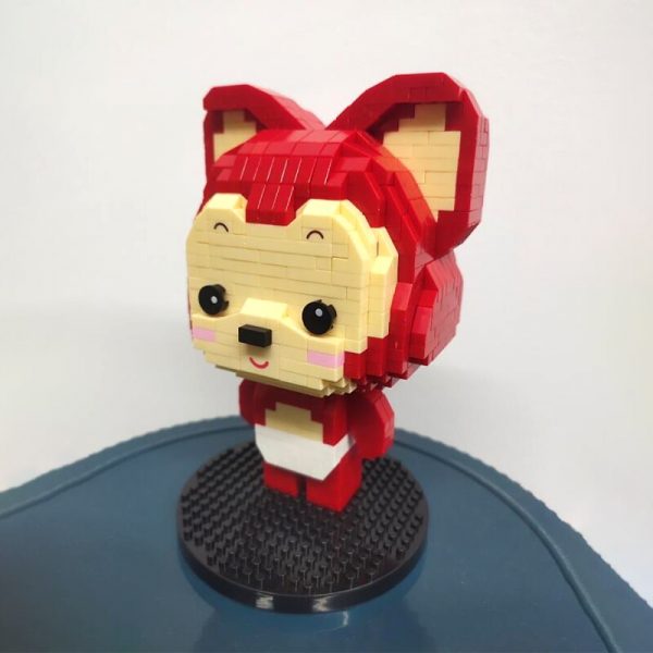Balody 18300 Little Red Baby Fox Boy Pet Cute Cartoon Animal Model Mini Diamond Blocks Bricks 2 - LOZ™ MINI BLOCKS