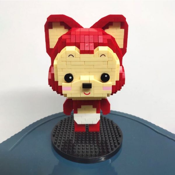 Balody 18300 Little Red Baby Fox Boy Pet Cute Cartoon Animal Model Mini Diamond Blocks Bricks 3 - LOZ™ MINI BLOCKS