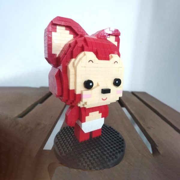 Balody 18300 Little Red Baby Fox Boy Pet Cute Cartoon Animal Model Mini Diamond Blocks Bricks 4 - LOZ™ MINI BLOCKS