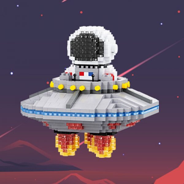 Balody 18359 Space Journey Exploration Astronaut Spaceman Flying UFO Mini Diamond Blocks Bricks Building Toy for 1 - LOZ™ MINI BLOCKS