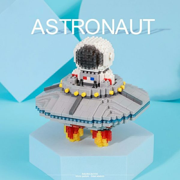 Balody 18359 Space Journey Exploration Astronaut Spaceman Flying UFO Mini Diamond Blocks Bricks Building Toy for 3 - LOZ™ MINI BLOCKS