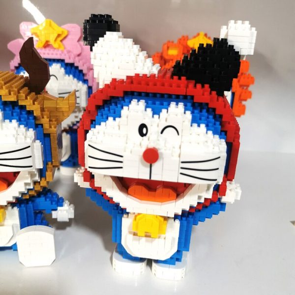 Balody Doraemon Constellations Cat Aries Taurus Gemini Leo Virgo Cancer Animal 3D Mini Diamond Blocks Bricks 2 - LOZ™ MINI BLOCKS