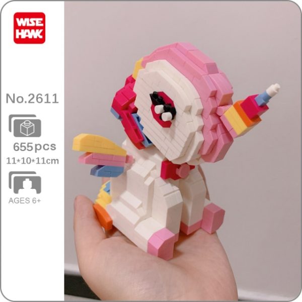 Balody Rainbow Horn Fly Horse Sakura Heart Star Animal Figures Mini Diamond Blocks Bricks Building Toy 5.jpg 640x640 5 - LOZ™ MINI BLOCKS