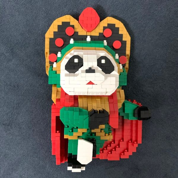 DAIA 668 43 China Ancient Sichuan Opera Green Costume Panda Actor 3D Mini Diamond Blocks Bricks 1 - LOZ™ MINI BLOCKS