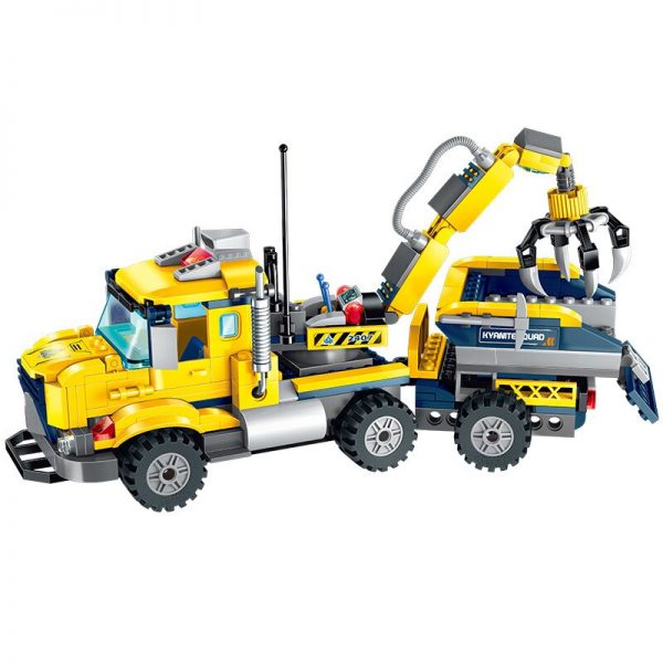 Enlighten 2407 Kyanite Squad Crystal Collect Force Truck Crane Vehicle Model Mini Blocks Bricks Building Toy 1 - LOZ™ MINI BLOCKS