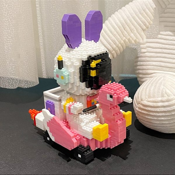 HC 6003 Space Rabbit Astronaut Swan Bird Swing Car Animal Model DIY Mini Diamond Blocks Bricks 4 - LOZ™ MINI BLOCKS