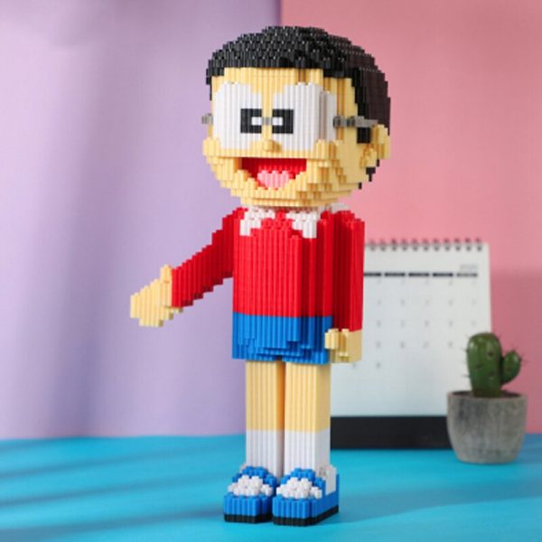 HCP 8809 Anime Doraemon Nobita Nobi School Boy Model DIY 3D Mini Magic Blocks Bricks Building 1 - LOZ™ MINI BLOCKS