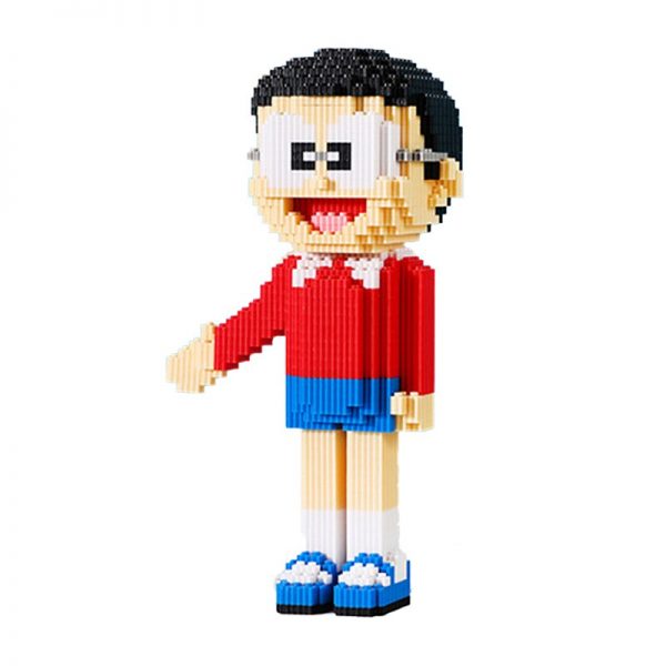 HCP 8809 Anime Doraemon Nobita Nobi School Boy Model DIY 3D Mini Magic Blocks Bricks Building 4 - LOZ™ MINI BLOCKS