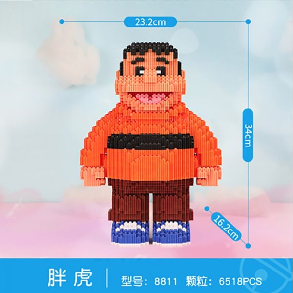 HCP 8811 Anime Doraemon Konta Takeshi School Boy Model DIY Mini Magic Blocks Bricks Building Toy 1 - LOZ™ MINI BLOCKS