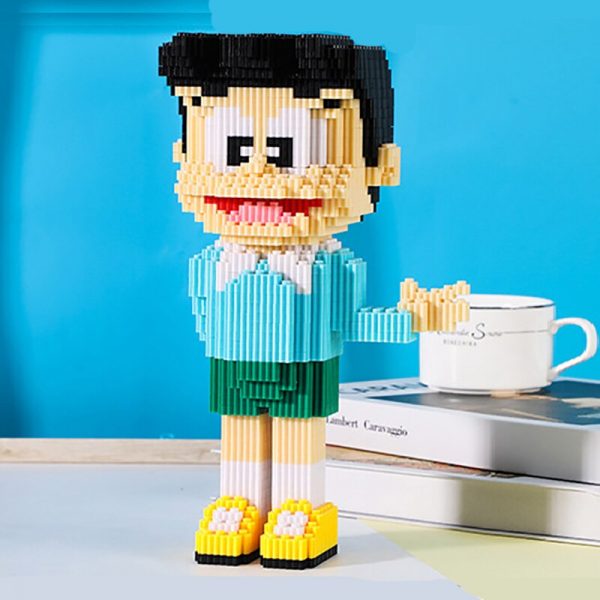HCP 8812 Anime Doraemon Honekawa Suneo School Boy Model DIY Mini Magic Blocks Bricks Building Toy 2 - LOZ™ MINI BLOCKS