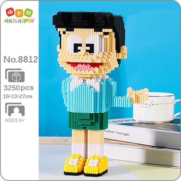 HCP 8812 Anime Doraemon Honekawa Suneo School Boy Model DIY Mini Magic Blocks Bricks Building Toy - LOZ™ MINI BLOCKS