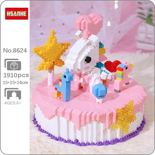 HSANHE 8624 Pink Cake 1 - LOZ™ MINI BLOCKS