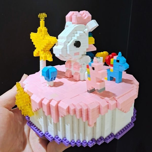 HSANHE 8624 Pink Cake 4 - LOZ™ MINI BLOCKS