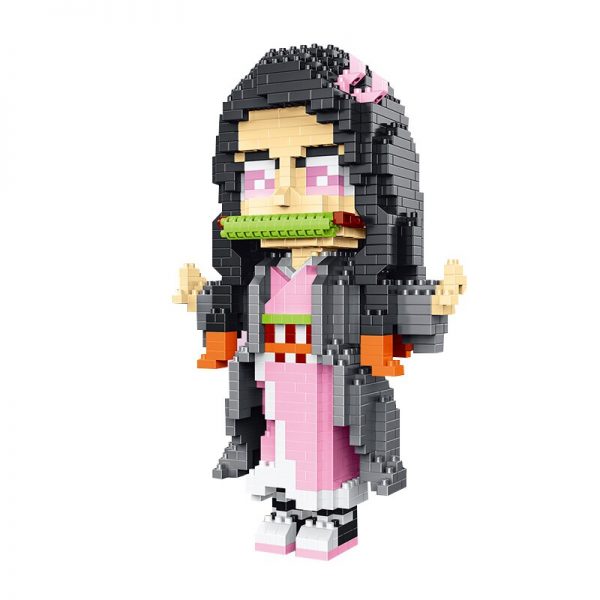 LBP 2117 Anime Demon Slayer Kamado Nezuko Monster Warrior 3D DIY Mini Diamond Blocks Bricks Building 2 - LOZ™ MINI BLOCKS