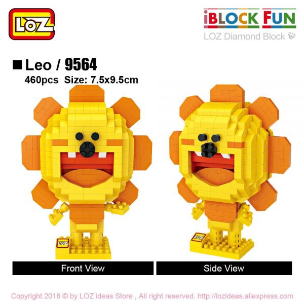 LOZ Diamond Blocks Cancer Cute China Panda Animal Cartoon Characters Micro Building Blocks Toys for Children 3 - LOZ™ MINI BLOCKS