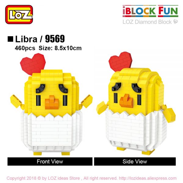 LOZ Diamond Blocks Cancer Cute China Panda Animal Cartoon Characters Micro Building Blocks Toys for Children 4 - LOZ™ MINI BLOCKS