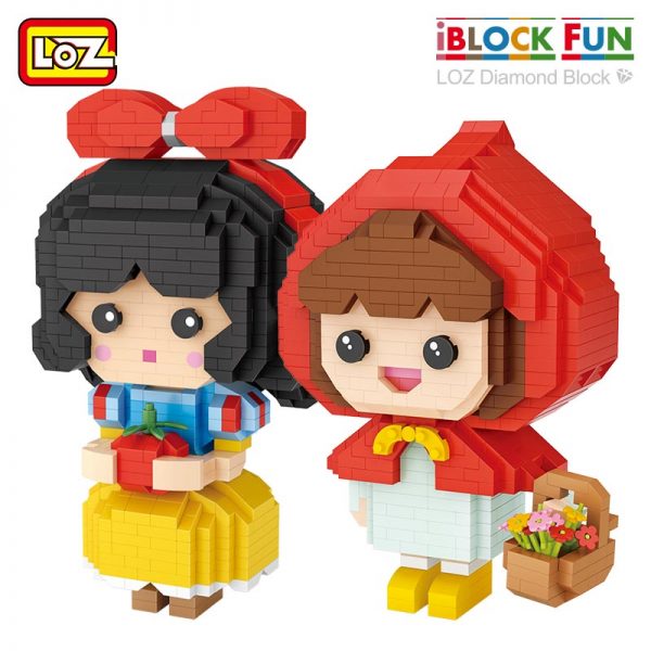 LOZ Diamond Blocks building assembling toy puzzle difficult model ornaments fairy tale princess Cher Little Red 2 - LOZ™ MINI BLOCKS