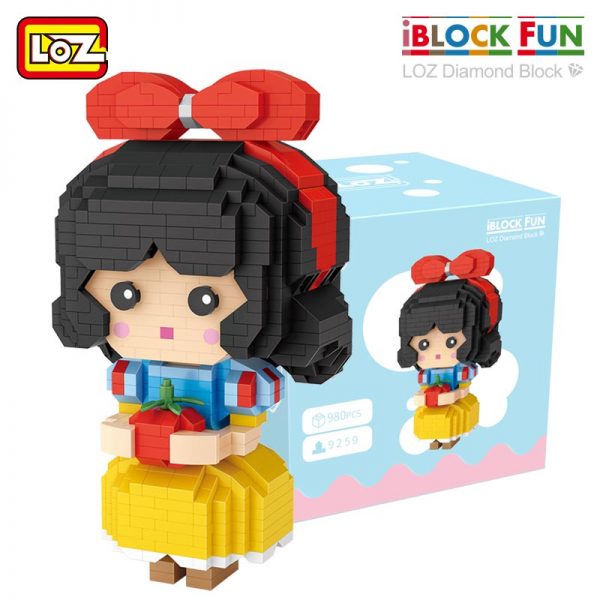 LOZ Diamond Blocks building assembling toy puzzle difficult model ornaments fairy tale princess Cher Little Red 4 - LOZ™ MINI BLOCKS