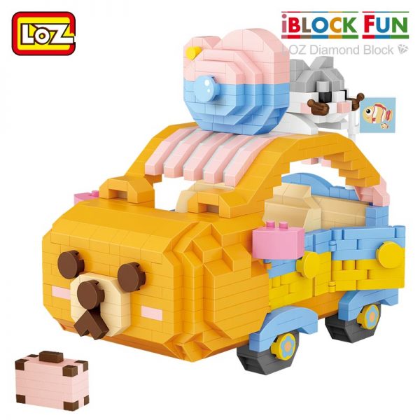 LOZ Diamond Blocks building blocks assembling toy puzzle micro diamonds assembling assembling cat car adult girl 2 - LOZ™ MINI BLOCKS
