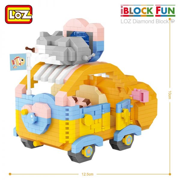 LOZ Diamond Blocks building blocks assembling toy puzzle micro diamonds assembling assembling cat car adult girl 3 - LOZ™ MINI BLOCKS