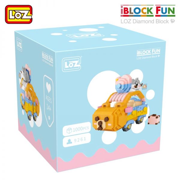 LOZ Diamond Blocks building blocks assembling toy puzzle micro diamonds assembling assembling cat car adult girl 5 - LOZ™ MINI BLOCKS