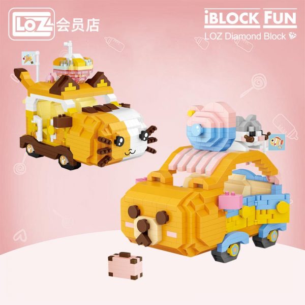 LOZ Diamond Blocks building blocks assembling toy puzzle micro diamonds assembling assembling cat car adult girl - LOZ™ MINI BLOCKS