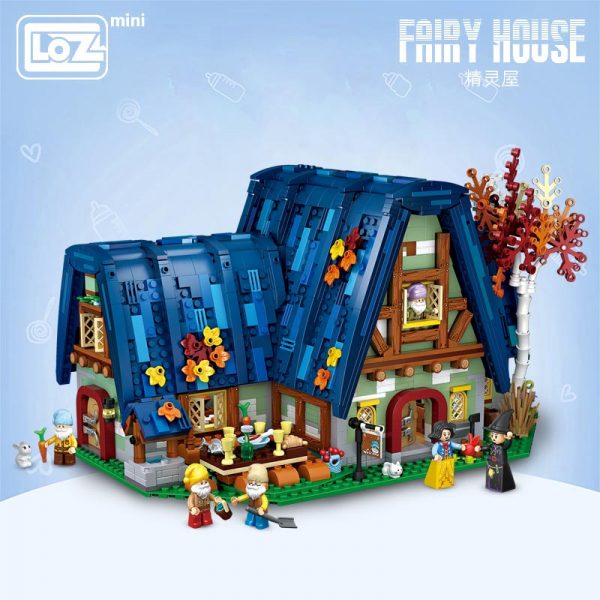 LOZ Mini Block Mini Street elf house model small particles assembled toys puzzle adults difficult large - LOZ™ MINI BLOCKS