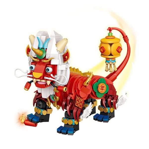 LOZ Mini Building Blocks Building China Year beast Chinese style small particle building block toy new 4 - LOZ™ MINI BLOCKS