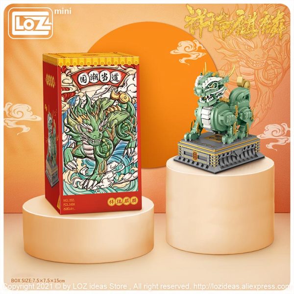 LOZ Mini Building Blocks Building Chinese sacred beast kylin the country prevails small particles assembling toy 1 - LOZ™ MINI BLOCKS