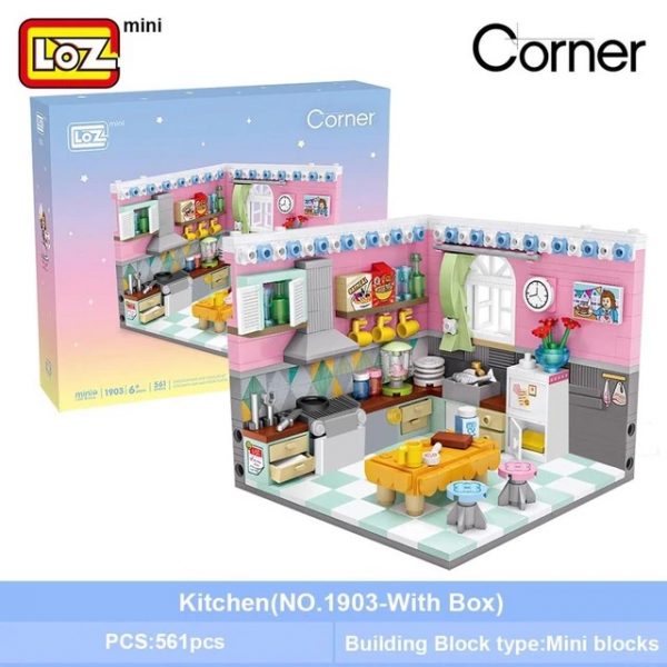 LOZ Mini Building Blocks Building Toy Plastic Assembled Children s Toy DIY Home Scene Model Corner 1.jpg 640x640 2 1 - LOZ™ MINI BLOCKS