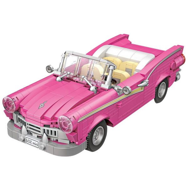LOZ Mini Building Blocks pink convertible assembling building block car model assembling small particle toys pink 4 - LOZ™ MINI BLOCKS
