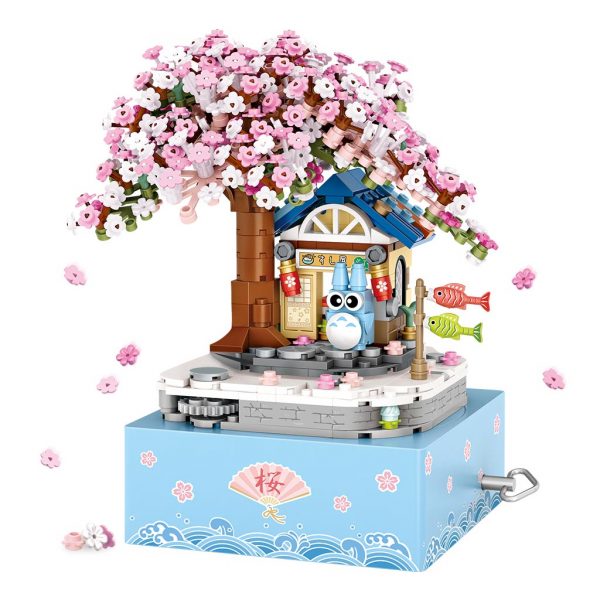 LOZ Mini Building small particles block children s toys with sound cherry blossom music box model 4 - LOZ™ MINI BLOCKS