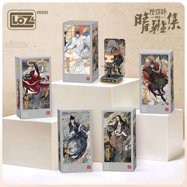 LOZ Onmyoji Movie Qingya Set Square Head Boy Building Block Boya Mini Assembling Toy Qingming 1 - LOZ™ MINI BLOCKS