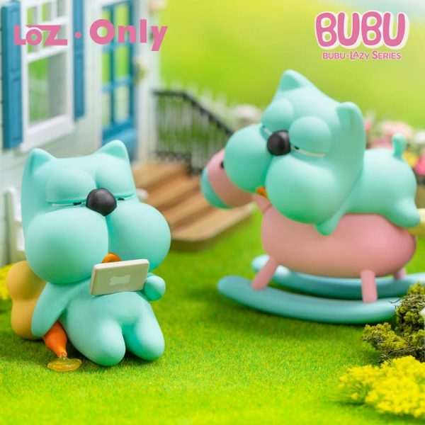 LOZ bubu blind box series lazy hippopotamus play doll toy hand made cartoon cute ornament animal 2 - LOZ™ MINI BLOCKS