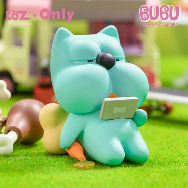 LOZ bubu blind box series lazy hippopotamus play doll toy hand made cartoon cute ornament animal 3 - LOZ™ MINI BLOCKS