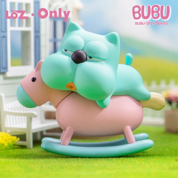 LOZ bubu blind box series lazy hippopotamus play doll toy hand made cartoon cute ornament animal 4 - LOZ™ MINI BLOCKS