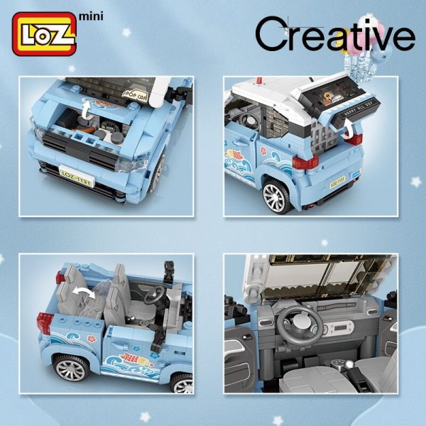 LOZ building blocks mini car car model small particle assembling toy puzzle boy girl child 1 - LOZ™ MINI BLOCKS