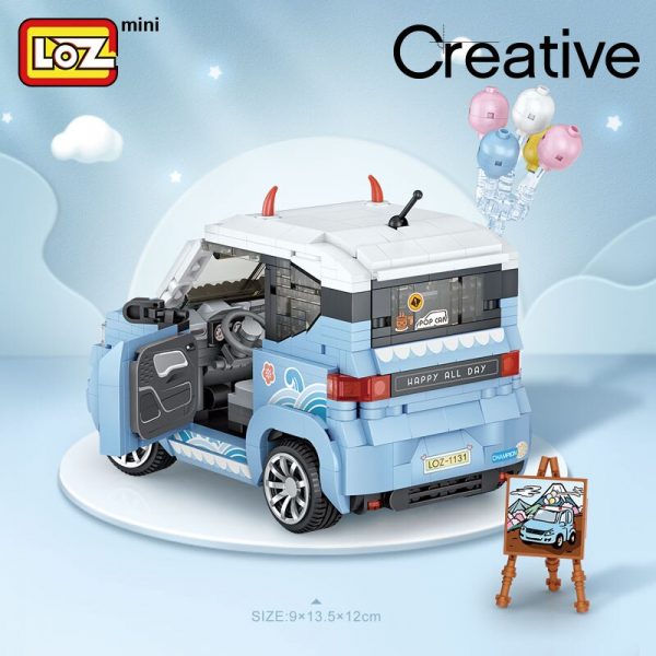 LOZ building blocks mini car car model small particle assembling toy puzzle boy girl child 3 - LOZ™ MINI BLOCKS