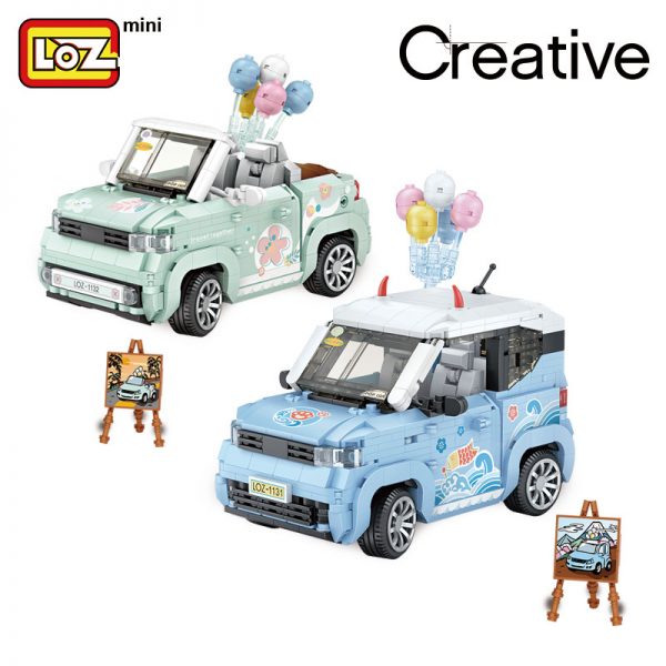 LOZ building blocks mini car car model small particle assembling toy puzzle boy girl child - LOZ™ MINI BLOCKS
