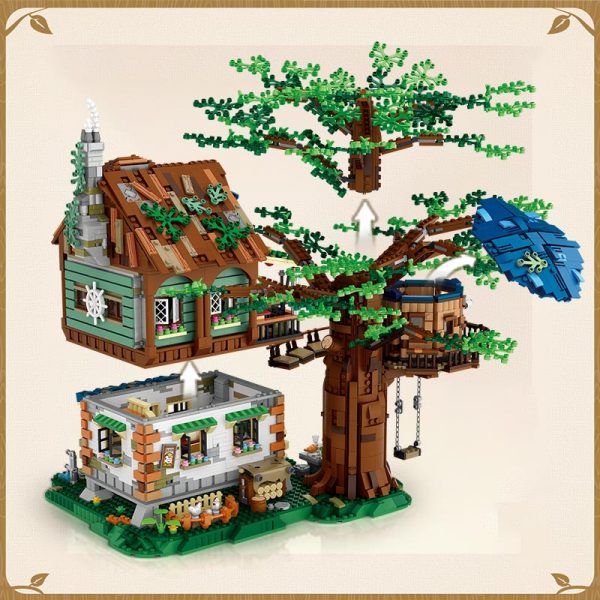 LOZ member store tree house small particles assembled building blocks yearning for adults three dimensional difficult 3 - LOZ™ MINI BLOCKS