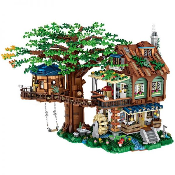 LOZ member store tree house small particles assembled building blocks yearning for adults three dimensional difficult 4 - LOZ™ MINI BLOCKS