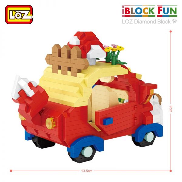 LOZ miniature particles small building blocks fox car cartoon animal assembled toy model adult leisure 1 - LOZ™ MINI BLOCKS