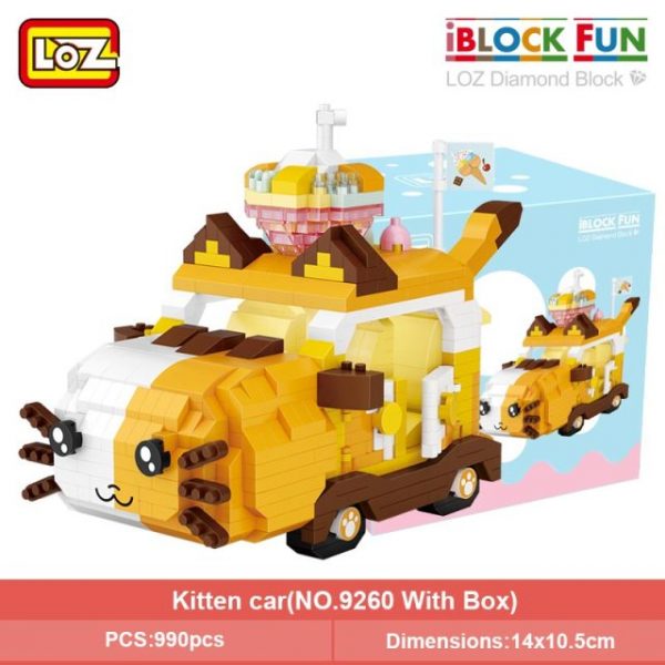 LOZ miniature particles small building blocks fox car cartoon animal assembled toy model adult leisure 1.jpg 640x640 1 - LOZ™ MINI BLOCKS
