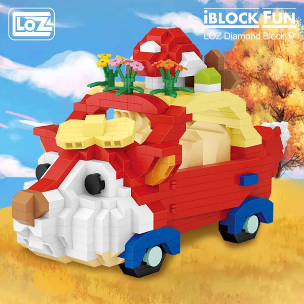 LOZ miniature particles small building blocks fox car cartoon animal assembled toy model adult leisure - LOZ™ MINI BLOCKS