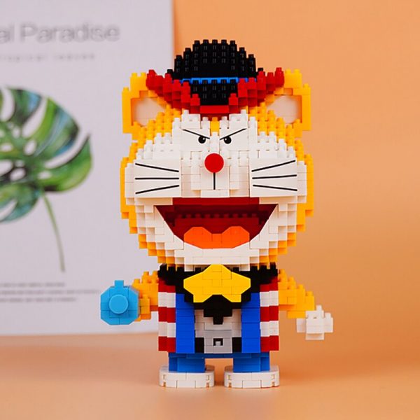 LP 200516 Anime Doraemon USA Star Cat Robot Animal Pet 3D Model DIY Mini Diamond Blocks 4 - LOZ™ MINI BLOCKS
